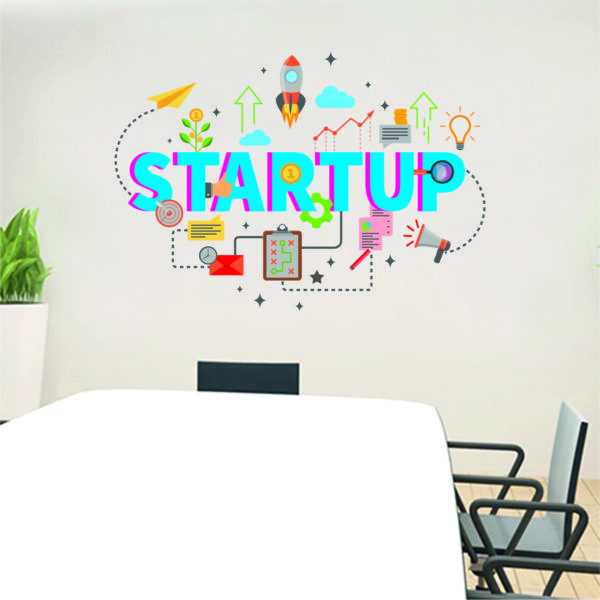 Startup - Qoutes - Motivation - Inspirational - Wall Sticker