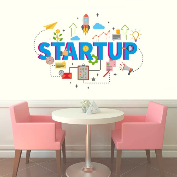 Startup - Qoutes - Motivation - Inspirational - Wall Sticker