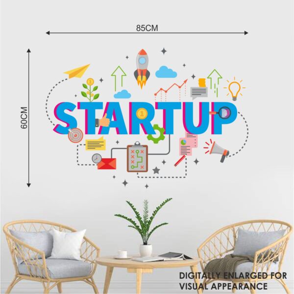 Startup - Qoutes - Motivation - Inspirational - Wall Sticker