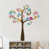 Colorful Tree - Birds - Flower - Creative - Wall Sticker - Image 2