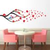 Tree Branch - Love Birds - Heart - Wall Sticker - Image 2