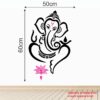 Lord Ganesh Ganesha Ganpathi Colorful Wall Sticker - Image 3