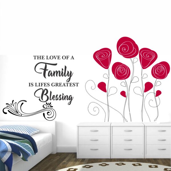 Lovely Roses Baby - Kids - Learning Education  Nursery  Pre School Kinder Garden Wall Sticker