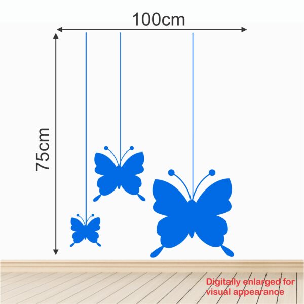 Royal Butterfly -Decorative - Creative - Colorful - Wall Sticker