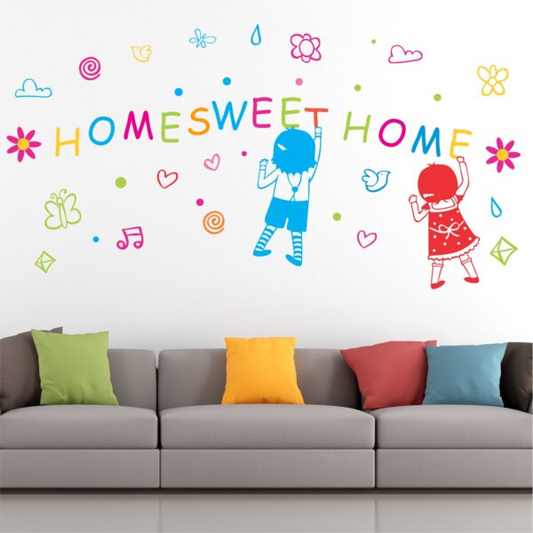 Kids Drawing - Home Sweet Home Wall Sticker