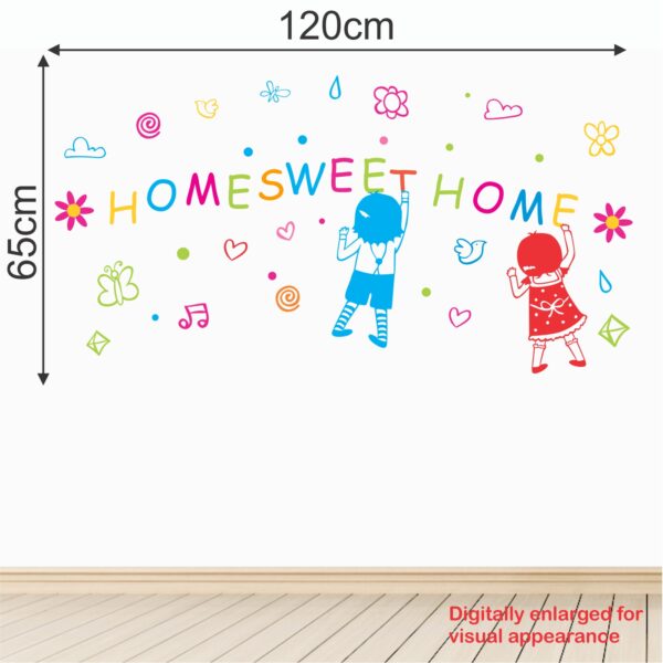 Kids Drawing - Home Sweet Home Wall Sticker