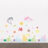 Deep Sea - Fish - Dolphins - Corels Wall Sticker