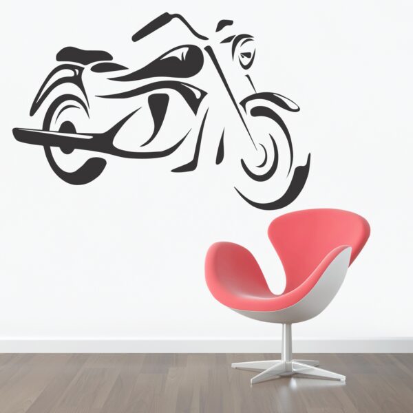 Macho Bike - Bullet Decorative - Creative - Colorful - Wall Sticker