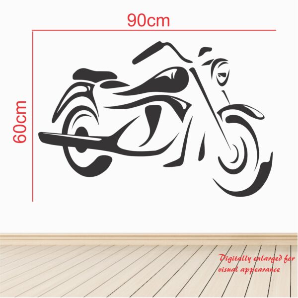 Macho Bike - Bullet Decorative - Creative - Colorful - Wall Sticker - Image 3