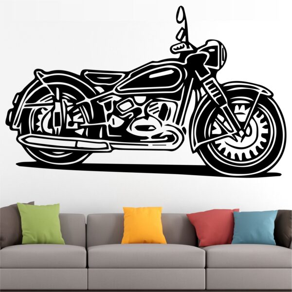 Soul Mate - Bike Decorative - Creative - Colorful - Wall Sticker