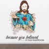 Jesus Christ - Inspirational - Motivational - Quotes - Wall Sticker