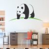 Cute Panda  Creative - Colorful - Wall Sticker
