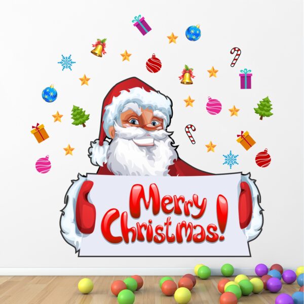 Merry Christmas - X  Mas Decorative - Creative - Colorful - Wall Sticker
