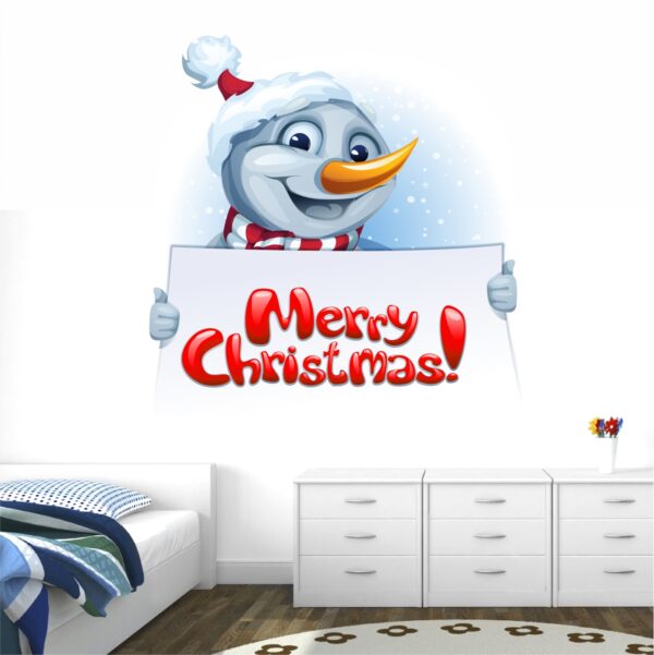 Merry Christmas - X  Mas Decorative - Creative - Colorful - Wall Sticker