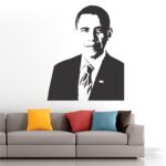 Barack Obama Decorative - Creative - Colorful - Wall Sticker
