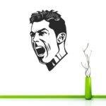 Cristiano Ronaldo Decorative - Creative - Colorful - Wall Sticker