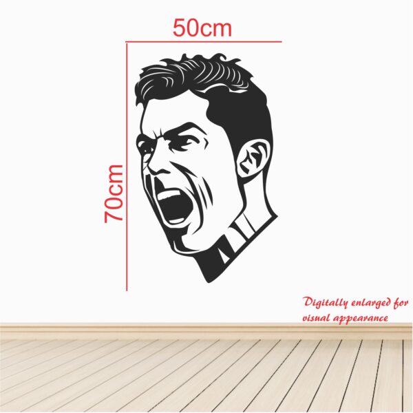Cristiano Ronaldo Decorative - Creative - Colorful - Wall Sticker - Image 3