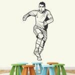 Cristiano Ronaldo Decorative - Creative - Colorful - Wall Sticker