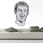 Mark Zuckerberg Decorative - Creative - Colorful - Wall Sticker