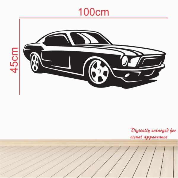 Classic - Muscle - Racing - Car - Creative - Colorful - Wall Sticker