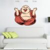 Laughing Buddha Decorative - Creative - Colorful - Wall Sticker