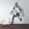 Basket Ball Player Decorative - Creative - Colorful - Wall Sticker - Image 2