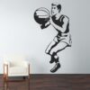 Basket Ball Player Shoot Decorative - Creative - Colorful - Wall Sticker