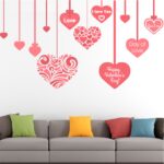Valentine's Day - Hearts for My Sweet Love - Romantic - Creative - Colorful - Wall Sticker