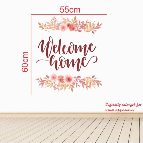 Welcome Home Decorative - Creative - Colorful - Wall Sticker - Image 3