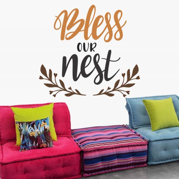 Bless Our Nest Wall Sticker