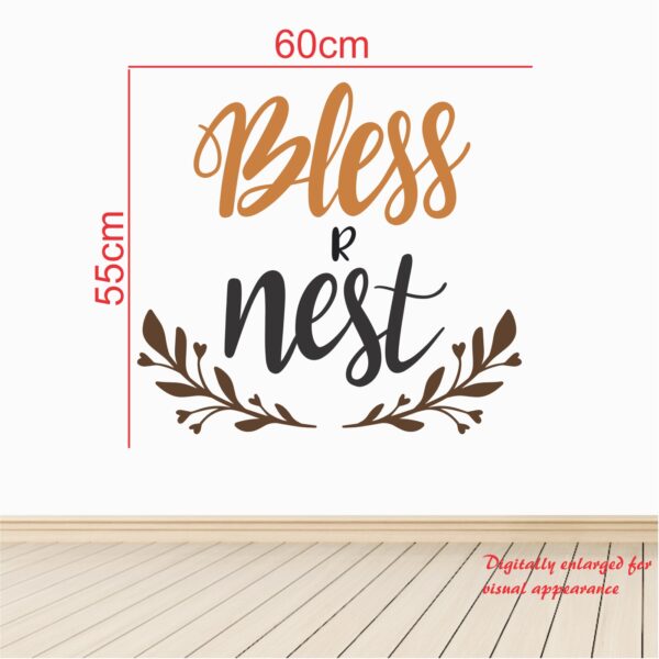 Bless Our Nest Wall Sticker - Image 3