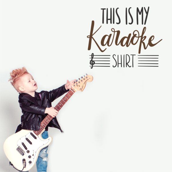 This Is My Karaoke Shirt Wall Sticker