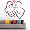 Mother And Baby Love - Parents Love On Child - Birth - Children - Creative - Colorful - Wall Sticker