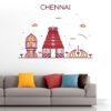 Chennai City - Decorative - Creative - Colorful - Wall Sticker - Image 2