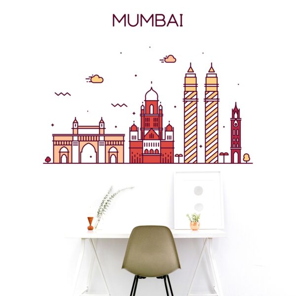 Mumbai City Wall Sticker
