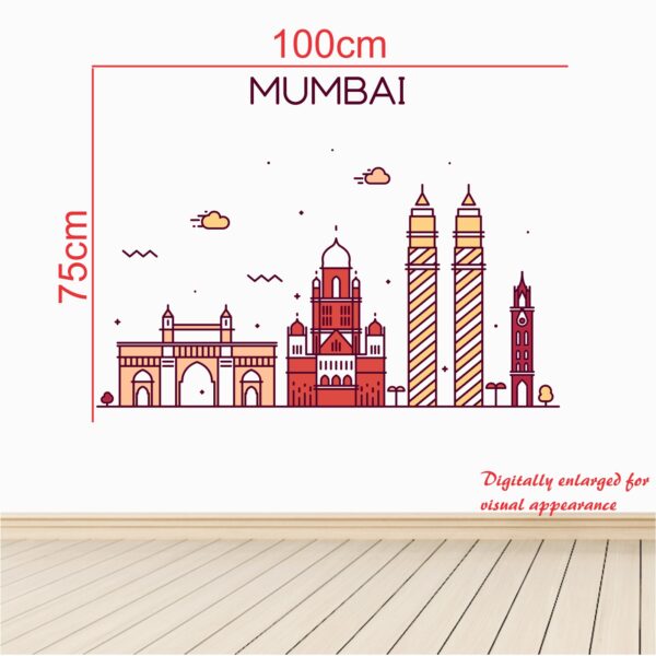 Mumbai City Wall Sticker - Image 3