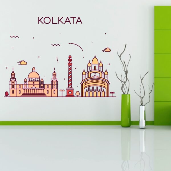 Kolkata City Wall Sticker - Image 2