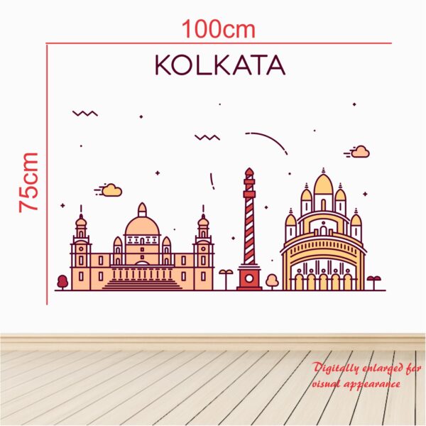 Kolkata City Wall Sticker - Image 3