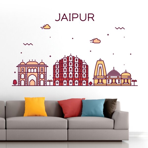 Jaipur City Wall Sticker - Image 2