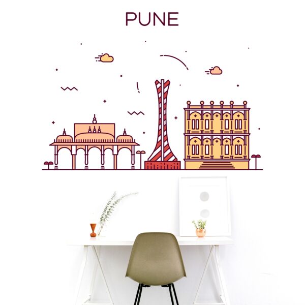 Pune City Wall Sticker