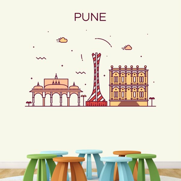 Pune City Wall Sticker