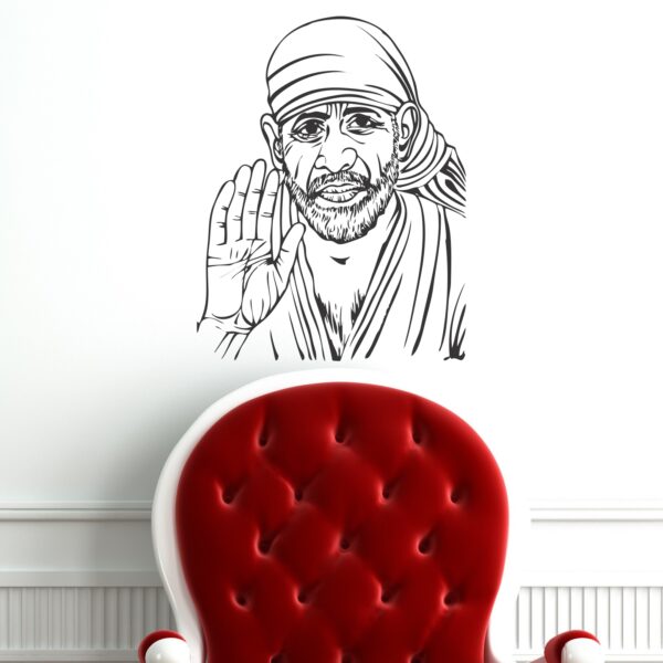 Blessing Sai Baba Wall Sticker