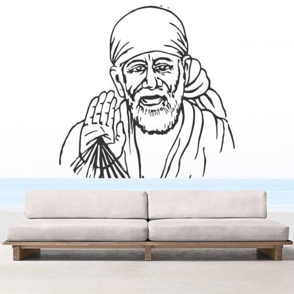 Sai Baba Blessing Wall Sticker