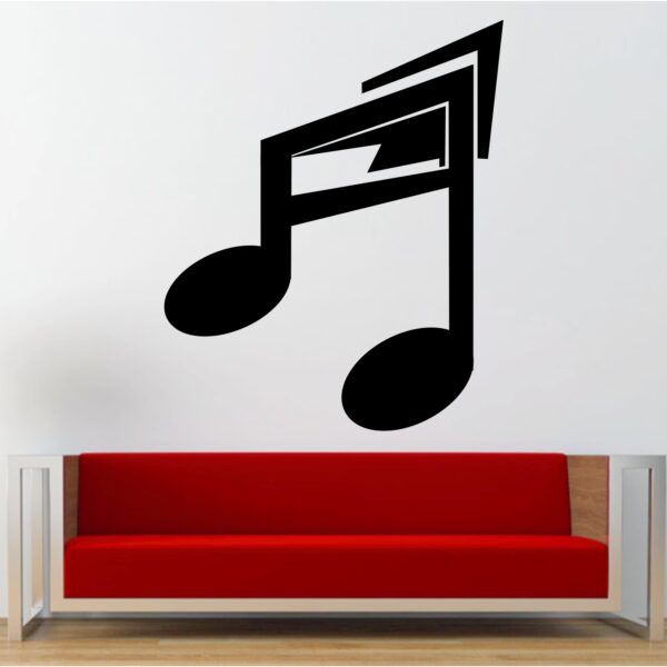 Beautiful Music Note Wall Sticker