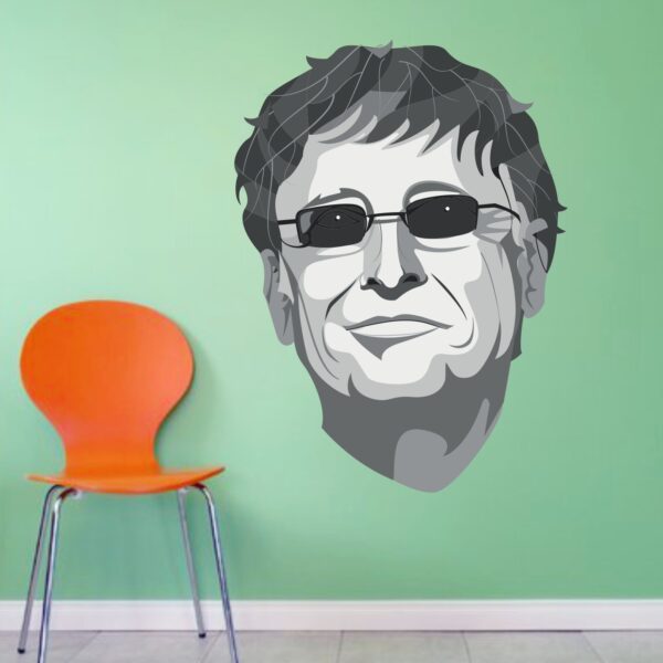 Bill Gates Wall Sticker