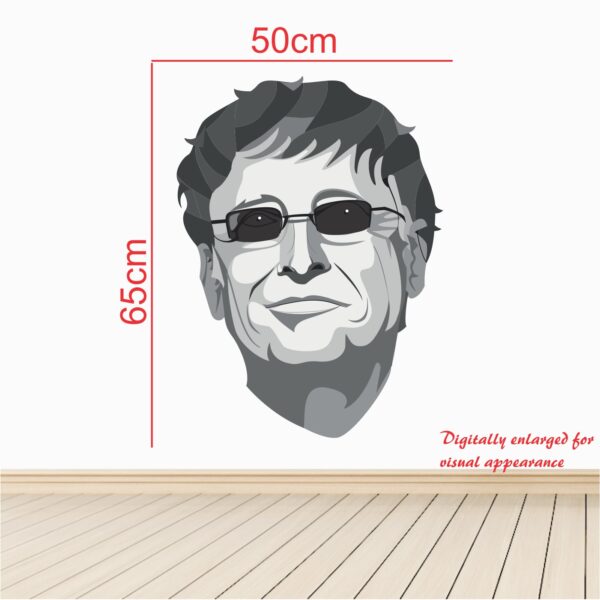 Bill Gates Wall Sticker - Image 3