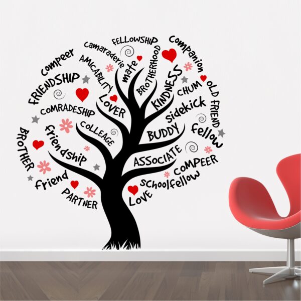 Relationship Tree Wall Sticker