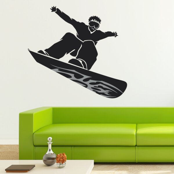 Adventure Snow Border Wall Sticker