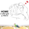 Mother And Baby Love - Parents Love On Child - Birth - Children - Creative - Colorful - Wall Sticker