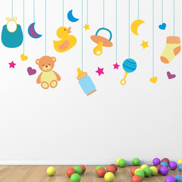 Babies Infants Kids Things - Baby - Kids - Nursery  Pre School Kinder Garden Wall Sticker